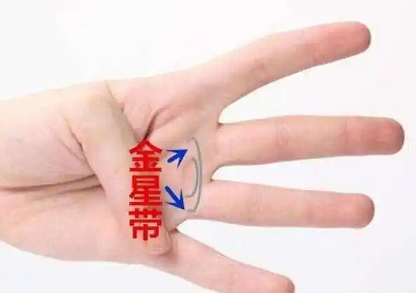 手有一纹富贵能成手中金星带看你一生富贵财运你有没有