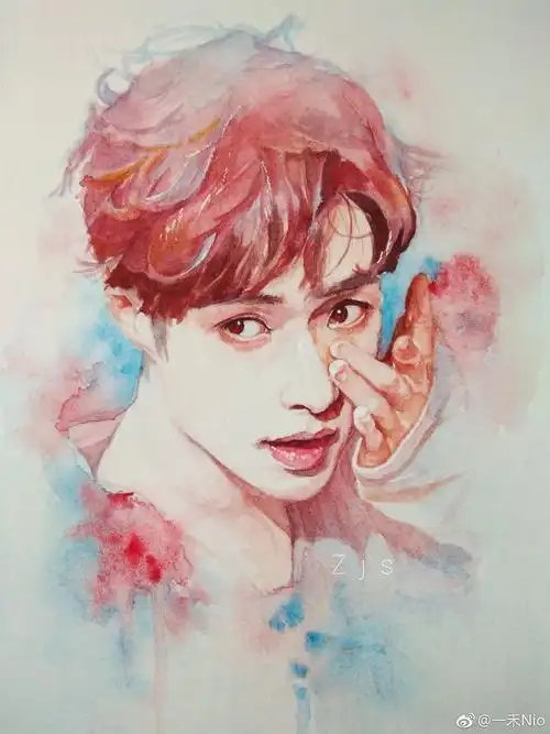 手绘张艺兴