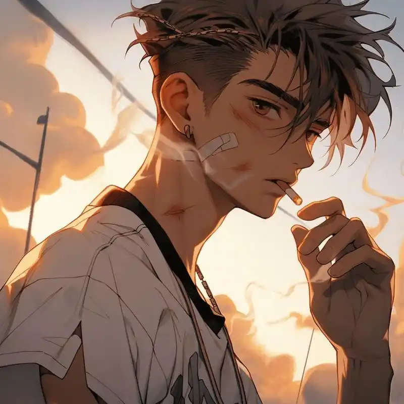 痞帅痞帅的动漫男头丨首发