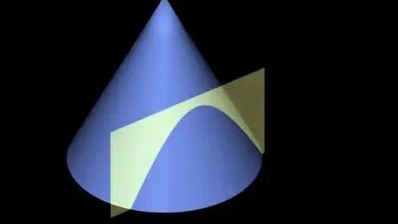 机械制图 圆锥体竖切动画 (2) 教学用素材