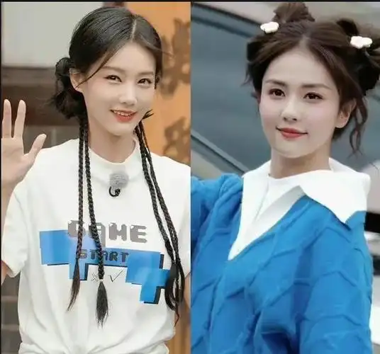 娱乐圈中失散多年的姐妹白鹿李一桐傻傻分不清楚