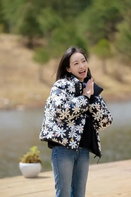 宋茜笑眼##宋茜花棉袄
