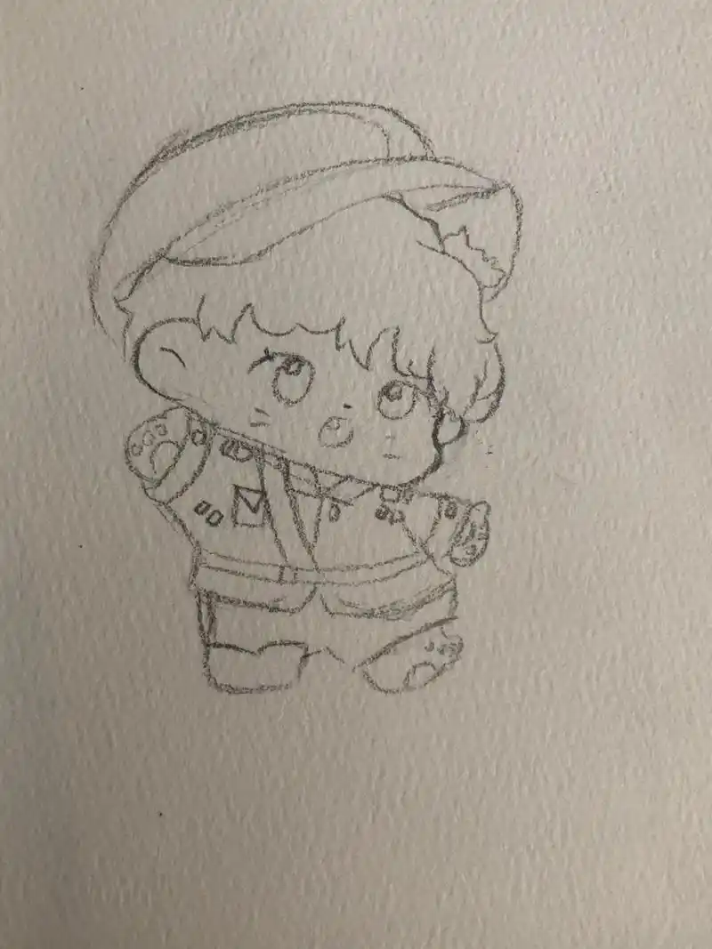 黄明昊 #手绘 #画渣日常 没学过水彩,画着玩玩.大家帮我 - 抖音
