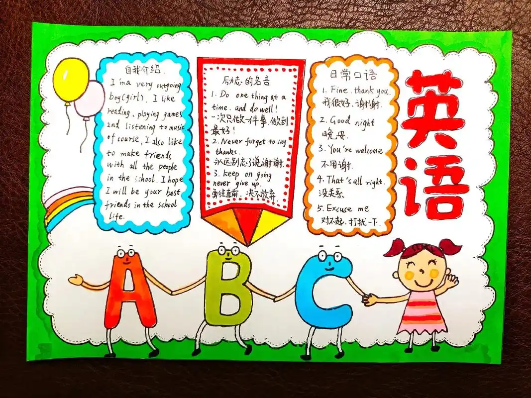 小学英语 手抄报.#小学生手抄报#手抄报模板#英语手抄报@抖 - 抖音