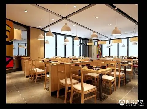 现代风格连锁餐饮店装修效果图