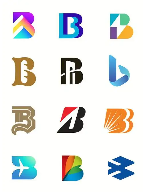 字母logo设计英文b logo设计极简logo设计品牌logo设计创意logo设计