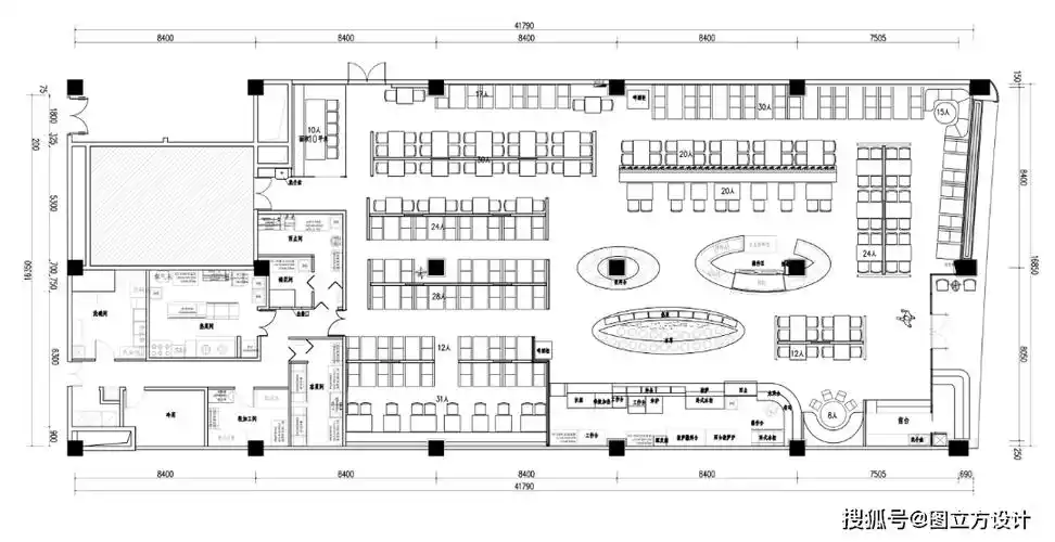 自助餐厅设计平面图:打造便捷,舒适的用餐体验空间_顾客_消费者_菜品