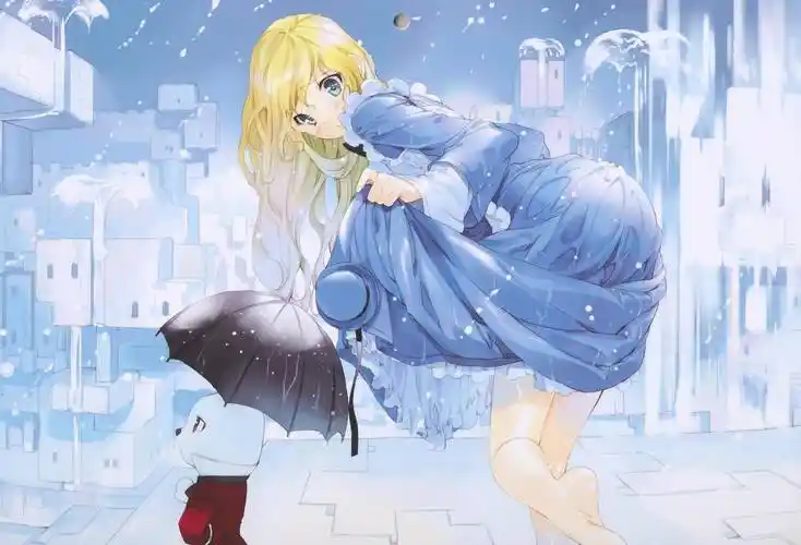 精选《动漫女孩 红色裙子 玫瑰 4k 全屏 手机壁纸》图集 - 壁纸高清