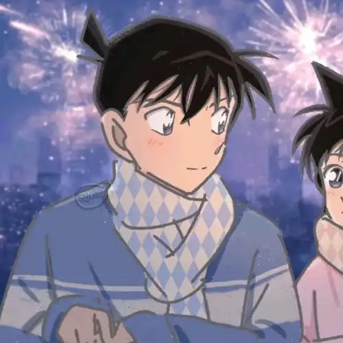 工藤新一和小兰的情侣头像【婚礼纪】