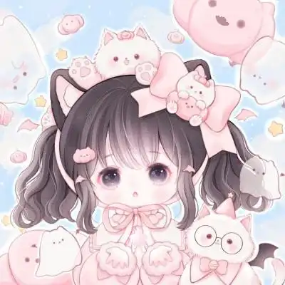 卡通女孩图片可爱萌头像118张_女生动漫头像_头像屋