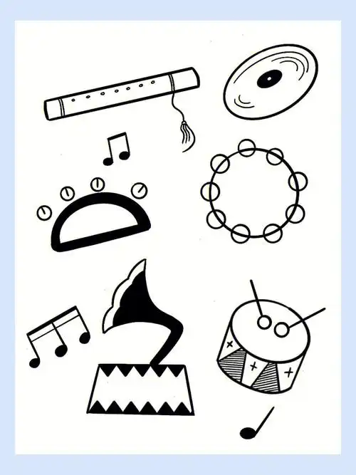 简笔画乐器