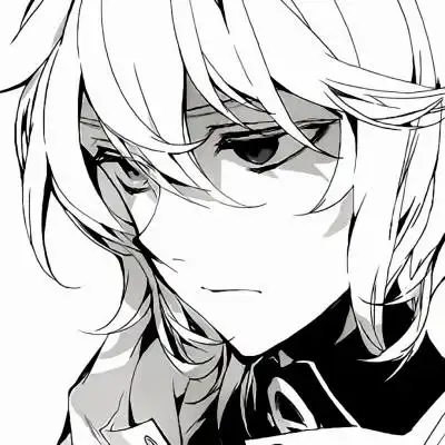 好看帅到爆的黑白动漫男头高清图片