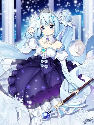 2019雪初音雪ミク2019二次元萌图