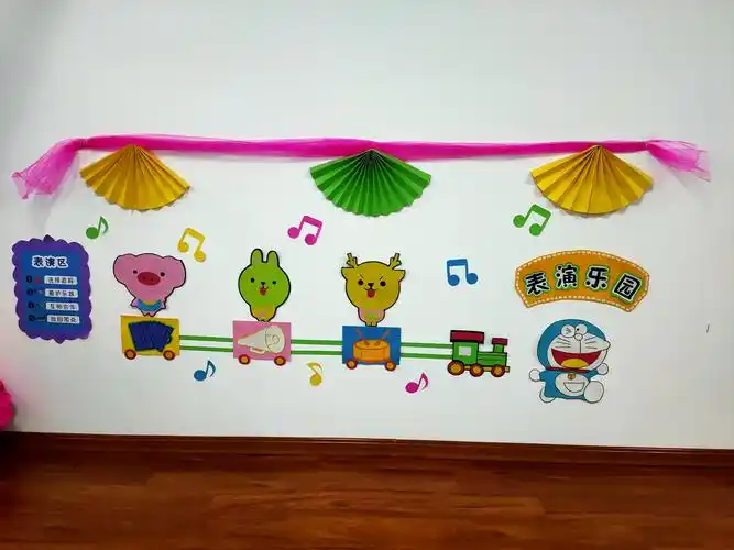 表演区,孩子们尽情的表演,让孩子们自信大胆的在集体面前表现自己.