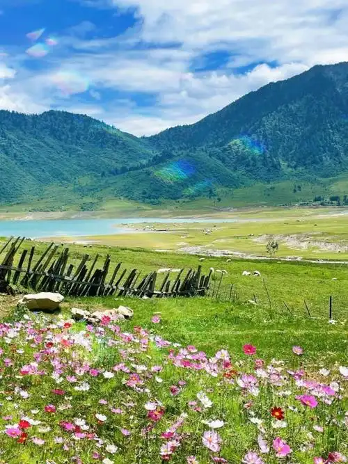 风光,雪山,溪流,森林,草甸,每一处都如诗如画,仿佛是大自然最慷慨的