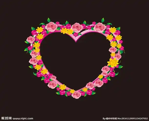 心形花环图片