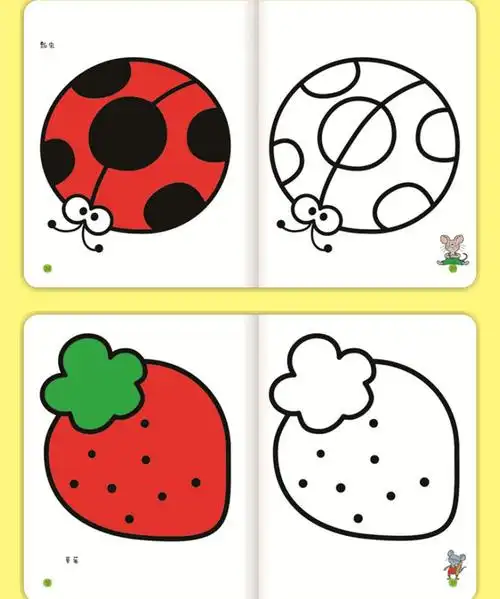 幼儿简笔画大全图片涂色幼儿园儿童简笔画大全涂色