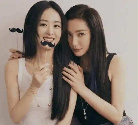 赵丽颖李冰冰同框一样高,拍杂志腿长却差一大截,有无撒谎很显然_差距