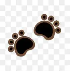 动物脚印简笔画 各种动物脚印简笔画