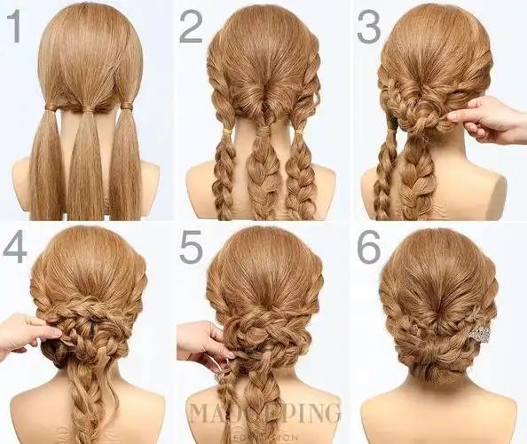 新娘盘头发型(2021新款发型女盘发) - 月牙知识库