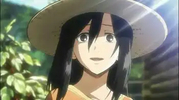 三笠阿克曼 小时候长发图片_百度知道