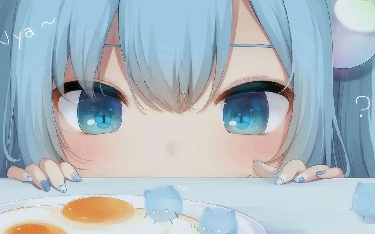 二次元动漫美女性感插画桌面壁纸