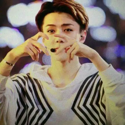 求吴世勋演唱会比爱心的高清图