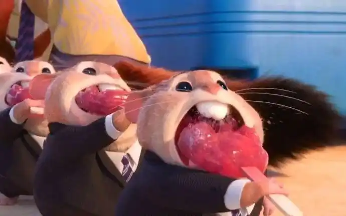 【疯狂动物城】狐狸不愧精明狡猾,空手套冰棍,吃货仓鼠萌得不行-动漫