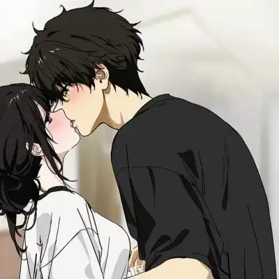 动漫亲亲情侣情头_情侣头像_我要个性网