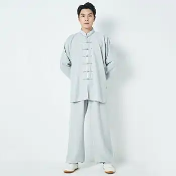春秋季太极服 太极服武术服练功服套装太极拳男装表演服服装太极拳