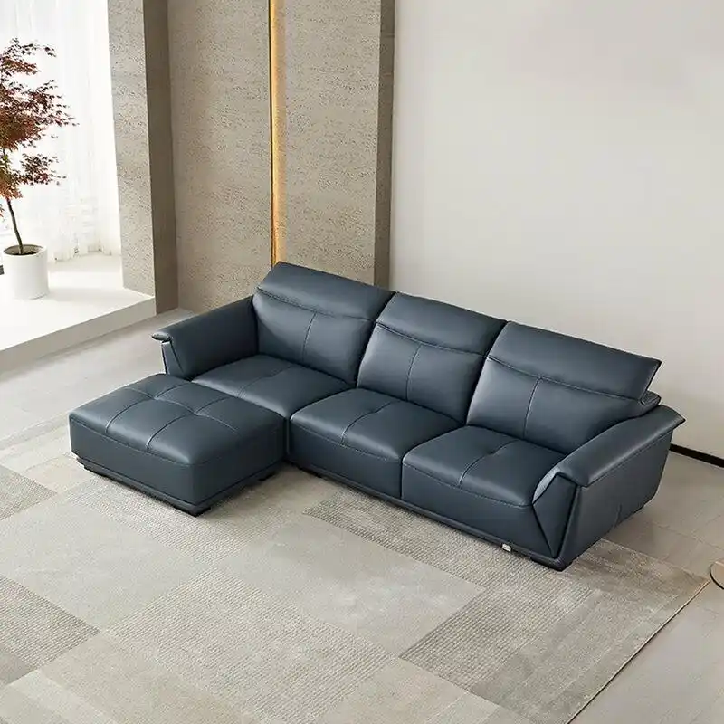 全友家居欧式简奢皮沙发22772b 在悠闲的假日午后 慵懒地赖在沙发的