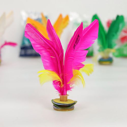 正品好朋友毽子比赛毽球耐踢羽毛儿童花毽学生毽子