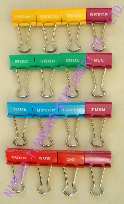 printing binder clip