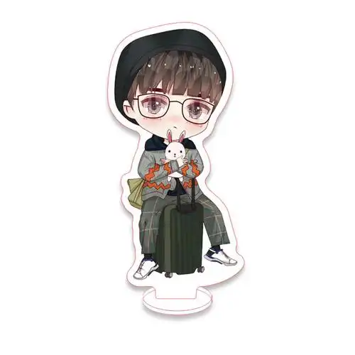 肖战q版亚克力立牌桌面摆件汽车摆饰小飞侠明显周边应援双面图案