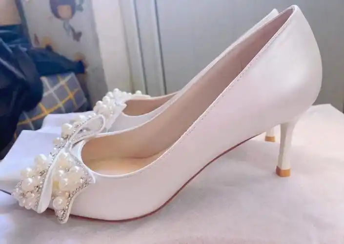 贝莉公主白色婚鞋yyds