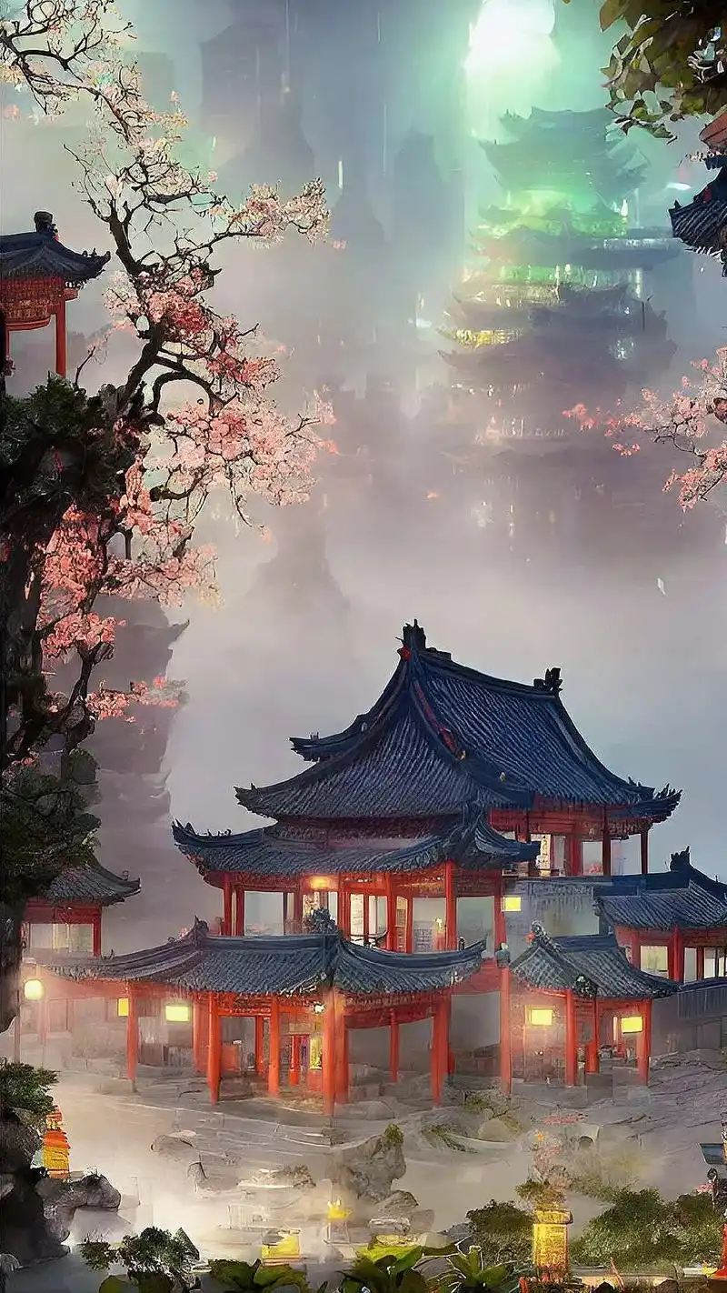 中国古风元素景观##古风图片 #独特小田园 #唯美意境  - 抖音