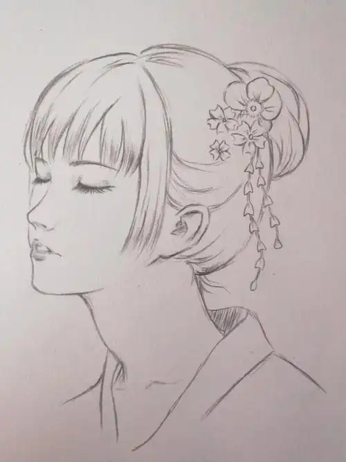 教你画古装美女