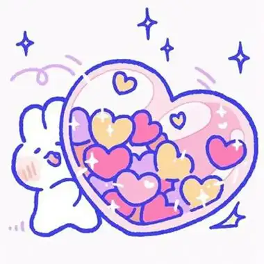 可爱q版兔子萌图手绘头像_动物头像_头像屋