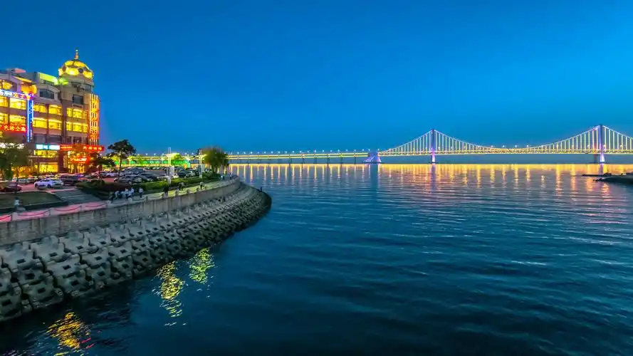 天津滨海新区夜景高清电脑桌面壁纸图片高清大图预览1920x1080_风景