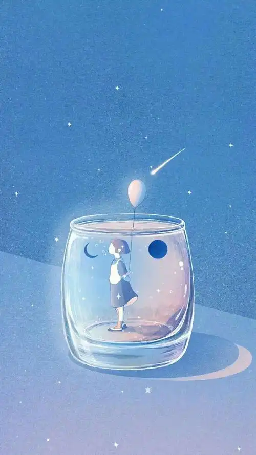 蓝色小清新 念七_手机壁纸_唯美其他_我要个性网