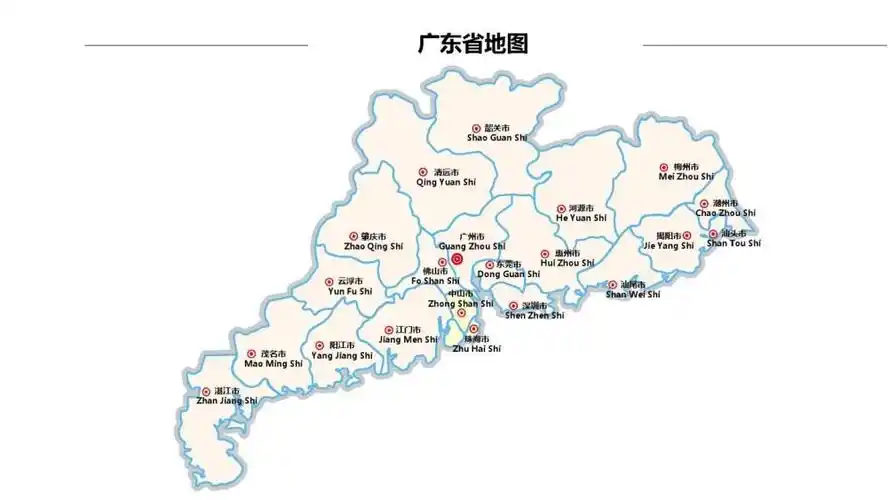 广东共有21个地级市(其中副省级城市2个),广东的城市分为两类,一类是