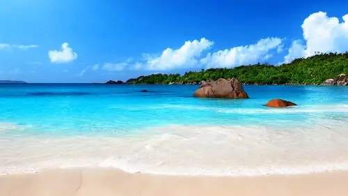 唯美清新海边美景壁纸_超美的意境海边_风景壁纸