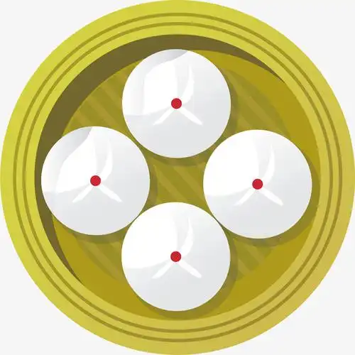 卡通馒头矢量图下载