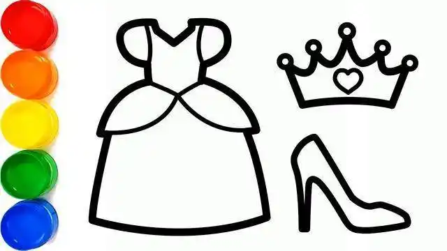 漂亮的裙子简笔画 裙子简笔画简单又漂亮 连衣裙