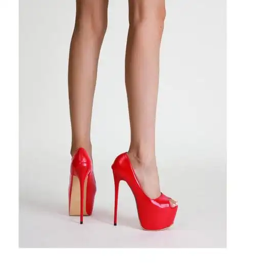 恨天高高跟鞋超高跟二十厘米钢管舞厚底20cm超高跟凉鞋性感模特舞台