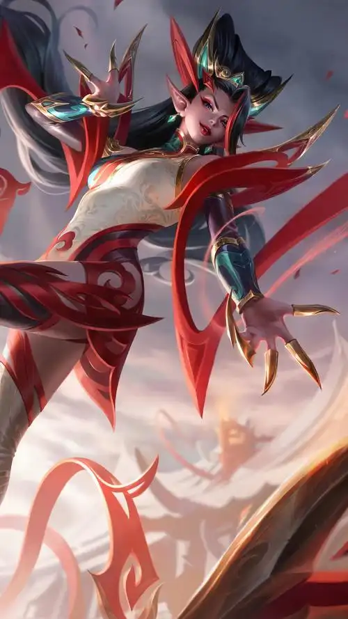 lol英雄联盟 荆棘之兴 婕拉 zyra 剪纸仙灵 手机壁纸