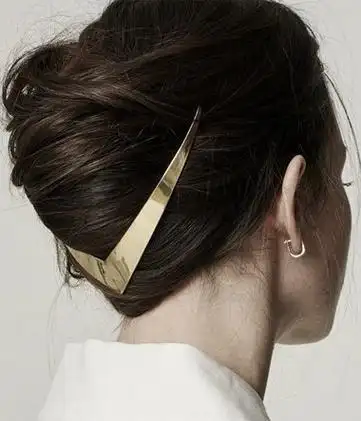 法式低发髻慵懒随意 法式后盘发髻