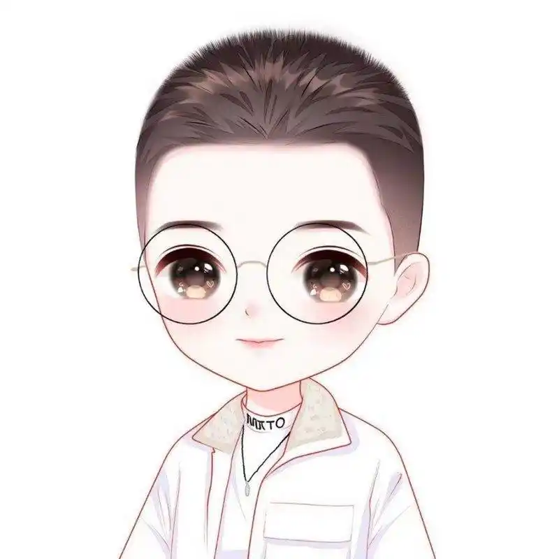 可爱阳光 手绘的男生卡通头像,每一张都是独一无二