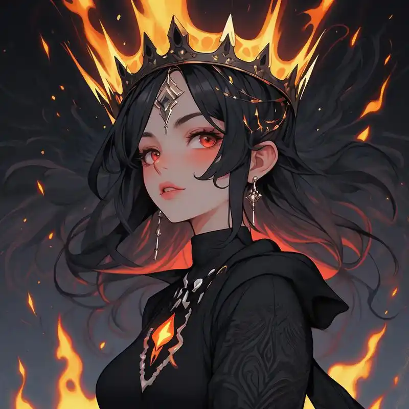 99超拽卡通女头,霸气侧漏99 换新头像,新气象!