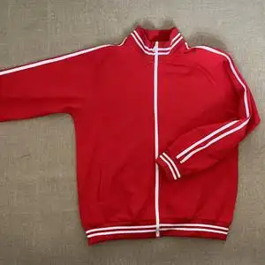 春秋冬中小学生男女校服红色衣服来图定制全棉上衣长袖校服